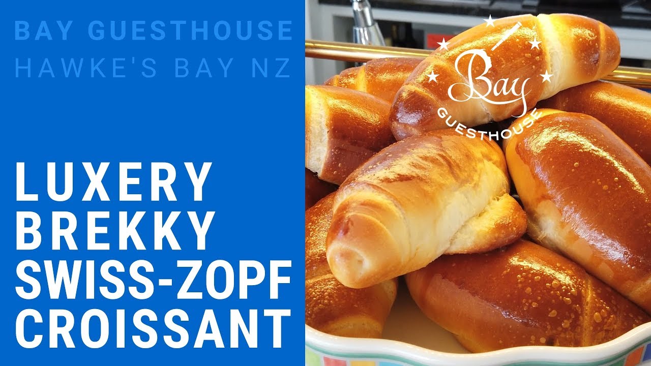 Swiss Zopf Croissant for Breakfast in Hawkes Bay New Zealand