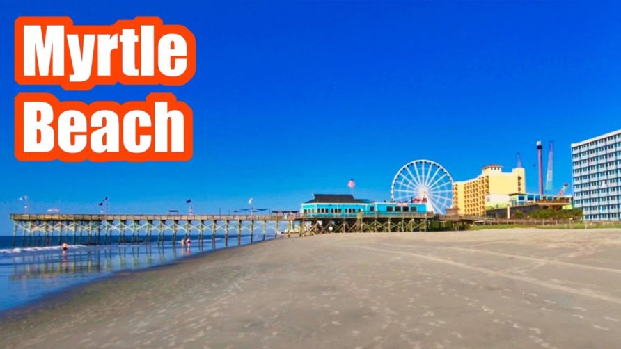 MYRTLE BEACH | WALKING THE BEACH TO THE BOARDWALK! SUMMER 2020