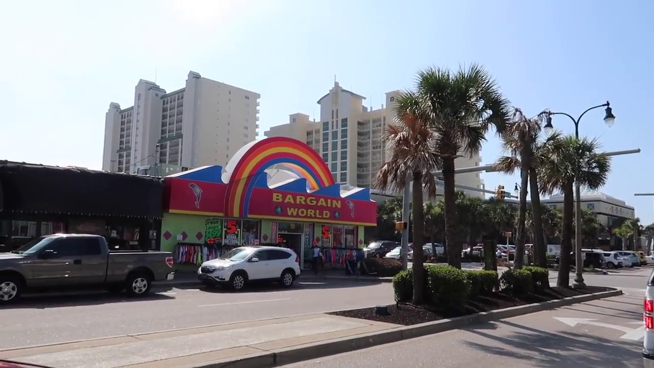 NORTH MYRTLE BEACH Drive Down Main Street | POV