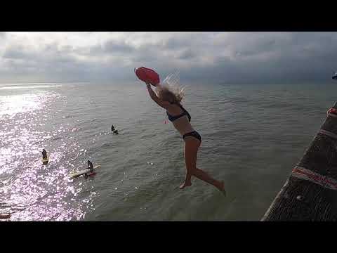 North Myrtle Beach Ocean Rescue Lifeguarding Pier Jump 2021