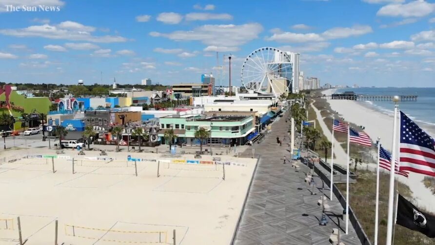 Myrtle Beach popular tourist areas deserted due to coronavirus