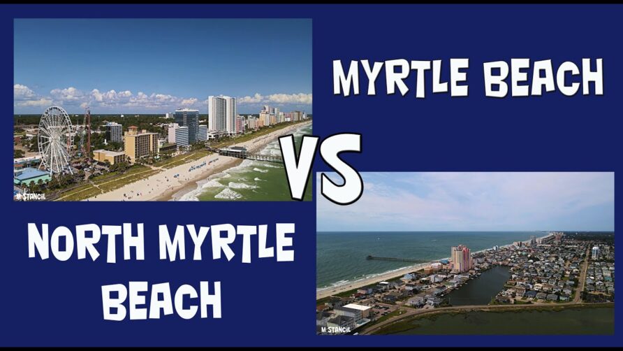 Myrtle Beach vs North Myrtle Beach 4K / Which one is better??  (DJI Mavic Air 2 Drone Footage)