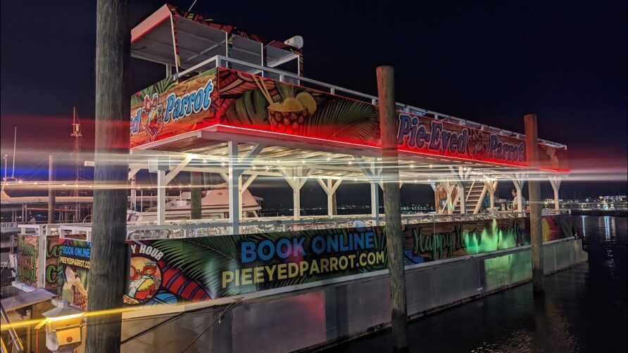 Myrtle Beach Attractions for Adults!!! Pie-Eyed Parrot Sunset Happy Hour Cruise in Murrells Inlet!