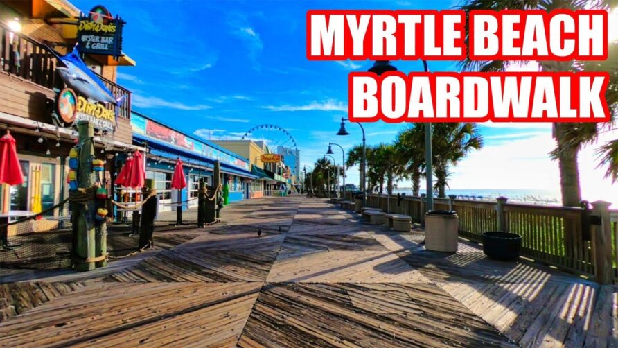 MYRTLE BEACH BOARDWALK & OCEAN BOULEVARD ATTRACTIONS WALKING TOUR!